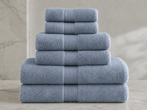 Turkish Cotton 6-Piece Towel Set